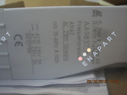 p/n: 0012799, Type: AA9837.11 20-60HZ UH AC50/60HZ 230V