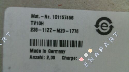 p/n: 151157456, Type: TV10H 236-11ZZ-M20-1776