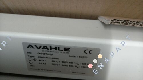 PN: 0600974/00, Type: KBHF4/63-4000HSC