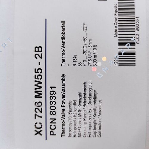 803391 / XC726-MW55-2B Ventiloberteil