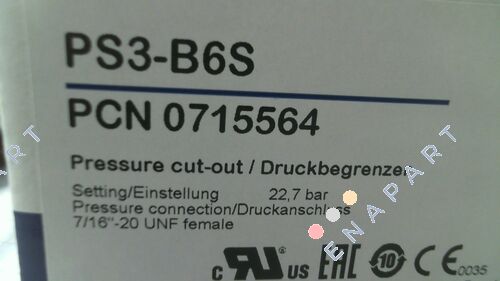 EBAL1446A Alco Druckschalter Hand IP65 Bördel IG