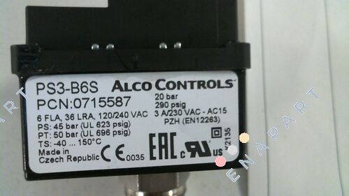 P/N: 13771, Type: PS3-CF5 Druck-Schalter