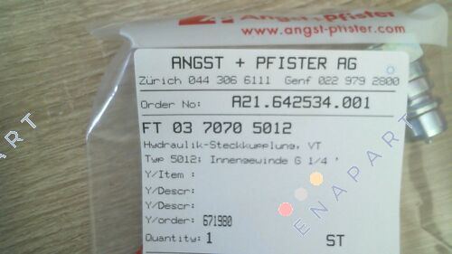 0370705012 Hydraulische Steckkupplung