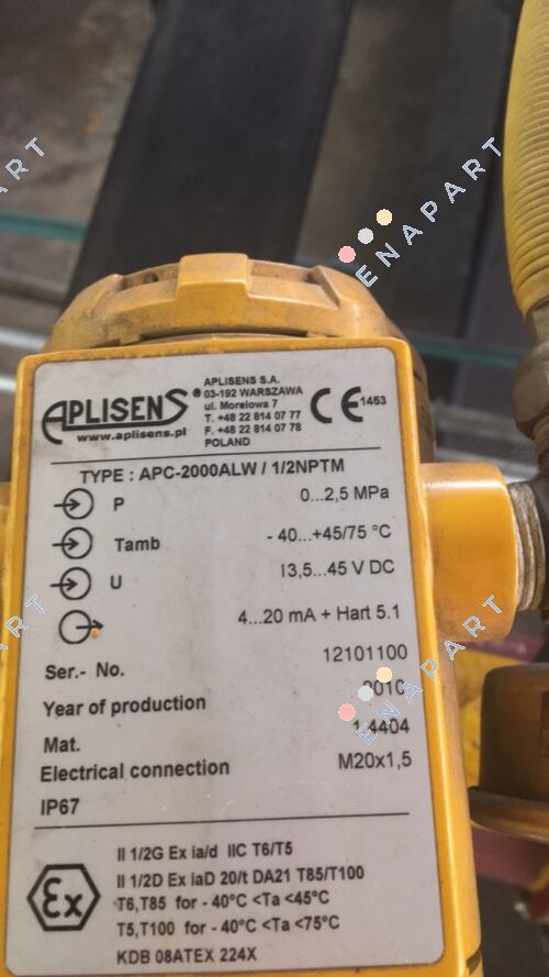 APC2000ALW/Exd/ 0 -2,5MPa/1 /2 " NPT  Intelligente Drucktransmitter