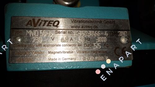MVD50-4 13 FED.  230V 50HZ   Magnetvibrator für 230V 50Hz-Betrieb