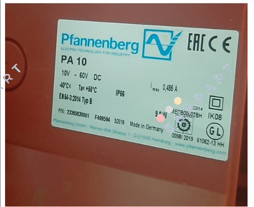 PA 10 10-60DC GL/MED /  23360630001 hooter