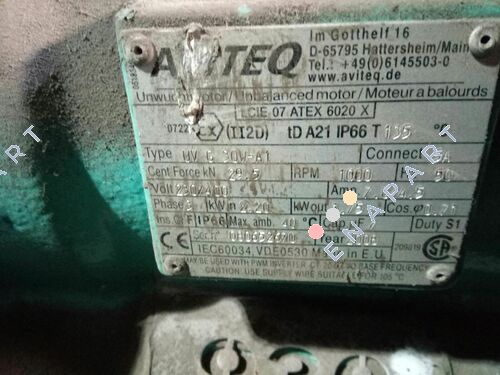 Type: UV G  30W-A1 S/N: 080652670 Motor
