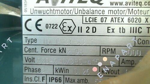 UVC 3Y-2 (85758) Unwuchtmotor