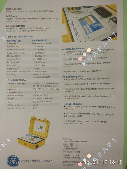 TRANSPORT X  Tragbare gelöstes Gas Analyzer