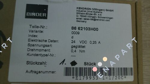 86 62103H00-0009 Bremse