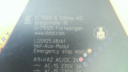 0061919 / LG5925.48/61 AC/DC24V Not-Aus-Modul