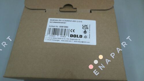 p/n: 0061853, Type: BA9034N 25A AC50/60HZ 400V 2-31S Motorbremsrelais