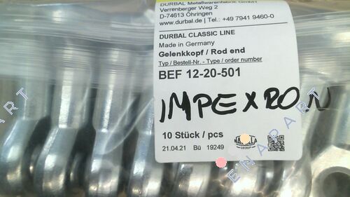 BEF 12 M12 Sphärisches Lager