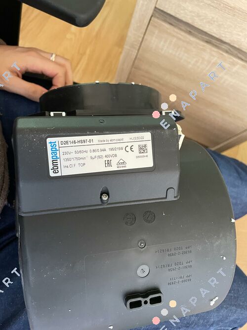 D2E146-HS97-01 Radialventilatoren mit doppelter Ansaugung