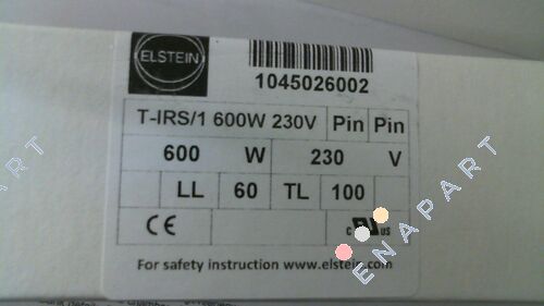 T-IRS/1 (= T-IRS) 600 W 230 V Widerstände