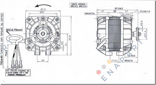 82E-3016/45 Motor