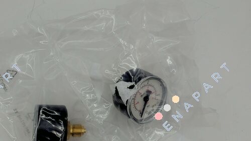 Manometer Ø50, 0-16bar/psi 