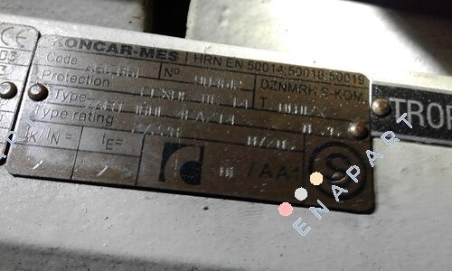 7ABT 180L-4EA/T4 B3/KKO 440D (Koncar Code: A617861) Marinemotor