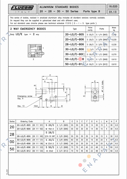 28 LO E B06 Elektromagnetisches Ventil