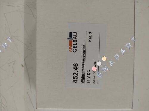RESISTANCE EVALUATOR 452.46, Cat 3 Widerstandsregler