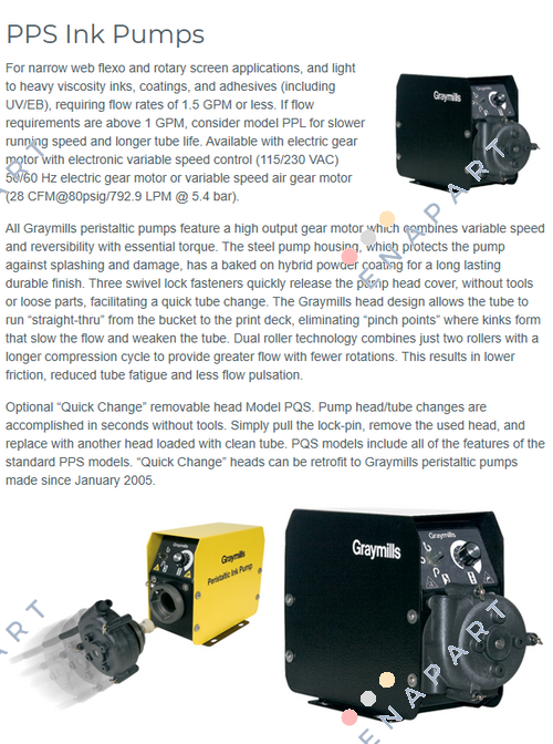 PQS-VE Peristaltische Tintenpumpe