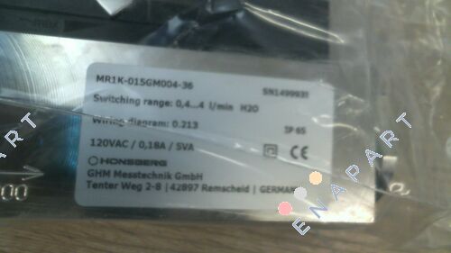 MR1KV-015.GM.004.IP65/0213 Durchflusswächter
