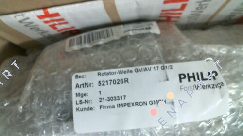 5217026R Rotatorwelle.