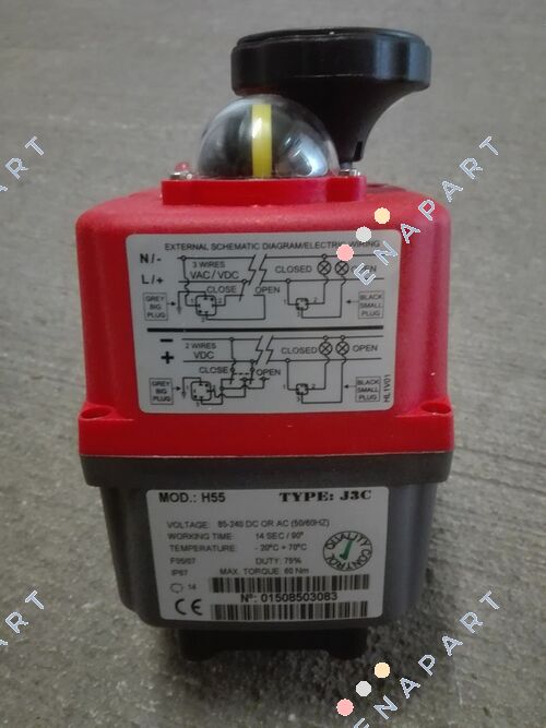 J3C Modell H55 Elektroschwenkantrieb