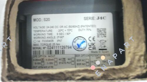 P/N: S4C010109, Type: J4C-S20 Elektrischer Antrieb mit DPS-Positioniersystem