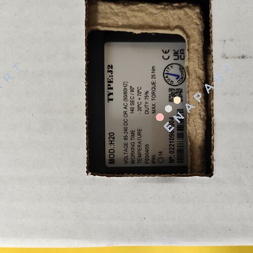 SAS3000109-SONDER, J2 Model: H20 Sondermodell Elektroschwenkantrieb