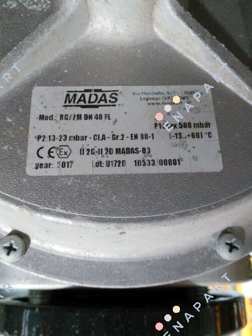 RG/2M, DN 40 Gas-Druckregler