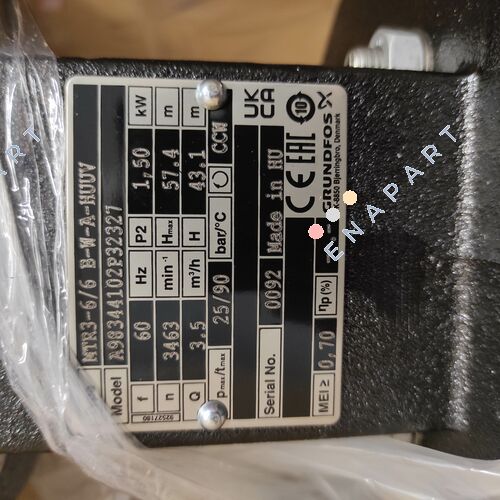941-005-343-3 Pumpe Grundfos MTR3-6/6