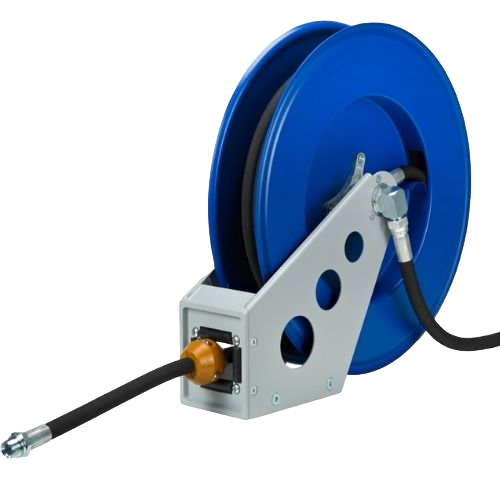 Hose reels for oil