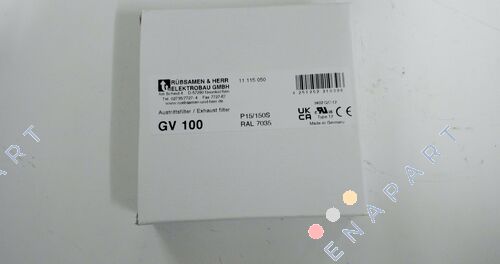 GV 100 Light grey RAL 7035 Austrittsfilter