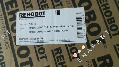 p/n: 50008, Type: PP100-2500FP LUFTHYDRAULIKPUMPE