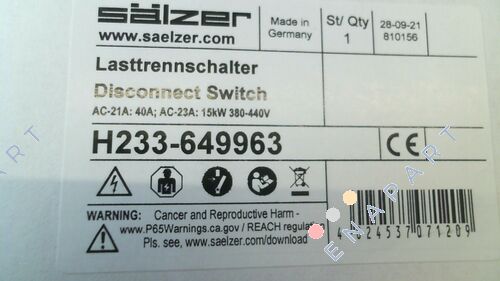 H233-649963 Sonderschalter