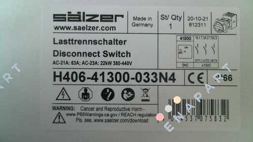 H406-41300-033N4 Lasttrennschalter