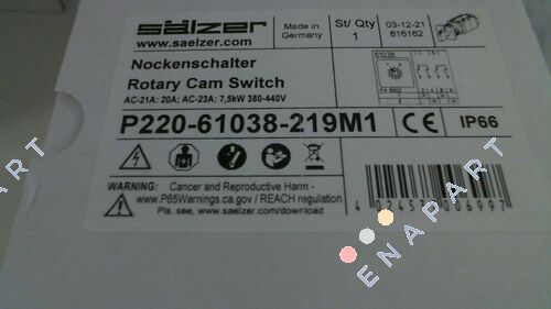P220-61038-219M1 Umschalter ohne Nullst