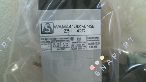 P/N: 10003234, Type: WAM441/6ZM/NS/Z51 Wahlschalter