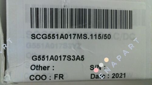 SCG551A017MS.115/50 Asco Spool-Ventil