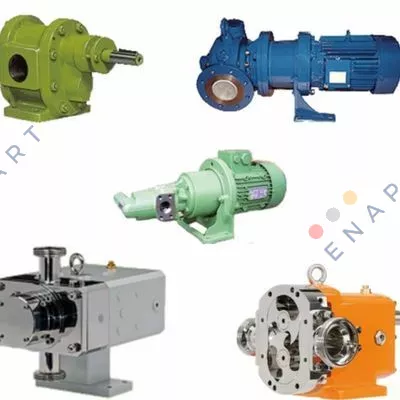 SF 8/450-RD-VLFM (left) Zahnradpumpenaggregat