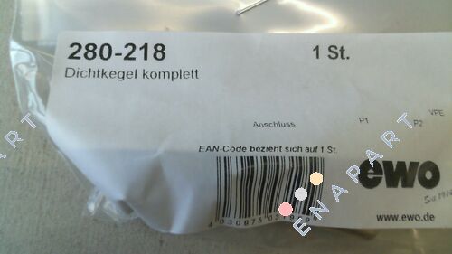 280-218 Kompletter Standard-Dichtkegel groß